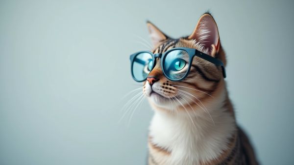 Protégez les yeux de votre chat avec des lunettes adaptées