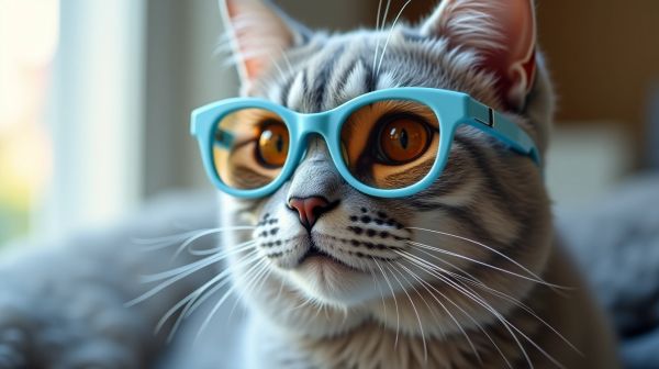 Protégez les yeux de votre chat avec des lunettes adaptées