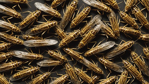 Boîte de 10 criquets migrateurs adultes: protéine à prix réduit